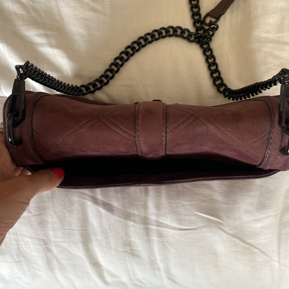 Rebecca Minkoff Suede Love Handbag - Picture 5 of 9